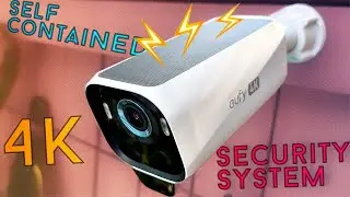 Система 4K-камер на солнечных батареях с распознаванием лиц на основе искусственного интеллекта! ...