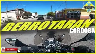 RECORRIDA POR BERROTARAN CORDOBA argentina en MOTO #asmrmoto