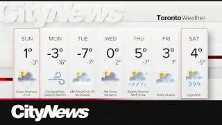 Periods of snow expected Sunday in Toronto