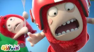 Fuse's High Hopes 🪂 | Oddbods Cartoons | Funny Cartoons For Kids