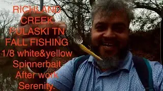 Fishing the famous RICHLAND CREEK in Pulaski Tennessee. Who else fishes here? 