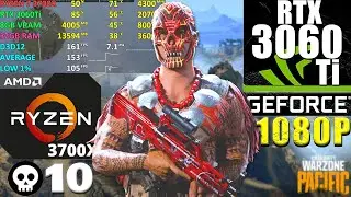 Call of Duty: Warzone Pacific Map | RTX 3060Ti + Ryzen 7 3700X | 1080p - Low Settings