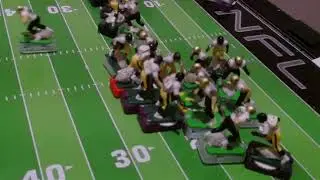 Watch the defense stop the fullback, we will continue this game tomorrow.