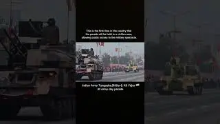 Indian Army Tunguska,Shilka & K9 Vajra at Army day parade #youtubeshorts #indian #indianarmy #army