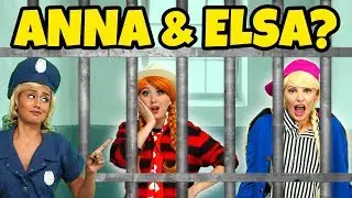FROZEN ELSA AND ANNA LOCKED UP BY THE FASHION POLICE? (Rapunzel Gets them Out) Totally TV