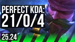 GRAVES vs KINDRED (JGL) | Perfect KDA: 21/0/4 | EUW Diamond | 25.24