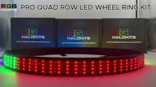 Elevate Your Ride with the Ultimate Pro Quad Row LED Wheel Ring Kit