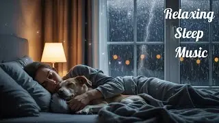 Cozy Rainy Night Sleep Music  Gentle Rain Sounds