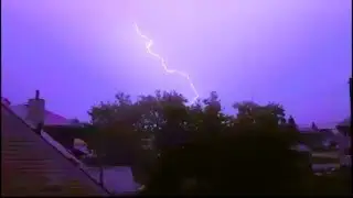 Lightning Storm in Cold Lake: July 2018