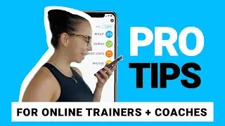 IMPORTANT TIPS FOR ONLINE PERSONAL TRAINERS + COACHES  (Trainer Stories ft. Ariana Fotinakis)