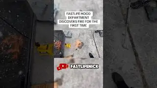 FASTLIFE HOOD DEPARTMENT DISCOVERS FIRE #fastlifenick #content #funny #mopar #car #viral #shorts