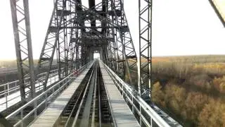 Trecere pe podul vechi Cernavoda [HD]