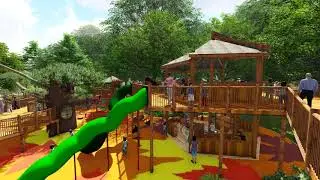 Sensory Garden Playground Tree House Walkthrough