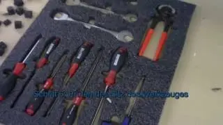 5S Methode - Mit Schaumstoff Schublade einfach selbst strukturieren - Shadowboard f&uuml;r Schubladen