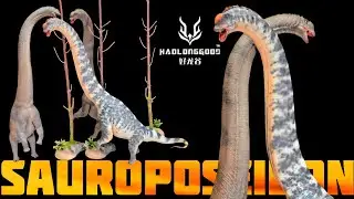ГИГАНТСКИЙ ЗАУРОПОСЕЙДОН! Обзор модели Зауропосейдона от Haolonggood в масштабе 1:35!!! Все 3 вер...