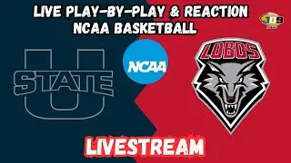 Utah State vs New Mexico | FS1 LIVESTREAM | College Basketball | LIVE REACTION