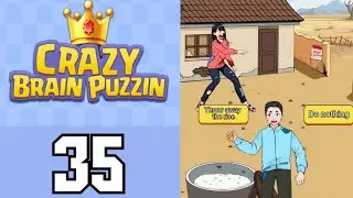 Crazy Brain Puzzle Level 35 Toxic Rice | Game Walkthrough