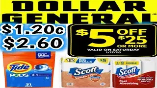 1/17/2026 Dollar General Couponing this Week #dollargeneral #couponing #savemoney 