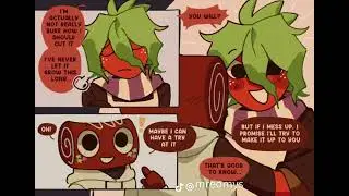 🍰Sprout needs help with his hair✂️! - Dandy's World comic dub (Fruitcake🩷)🍓