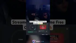 Streamer Gets Lifetime Free Coupon 😭💀🔥 #packdraw #caseopening #feedshorts #gaming