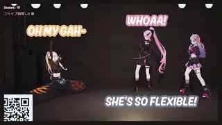 Calli Is Amazed by Niko-tan&rsquo;s Incredible Split Flexibility〖hololive〗
