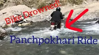 Panchpokhari Ride on a 125cc | Moto Vlog| Extremely Dangerous Road of Nepal | Cinematic Shots |