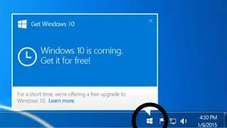 How To Get Windows 10 Upgrade Icon If Missing