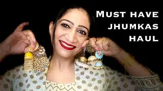 Must have ethnic jhumkas/earrings from amazon| jewellery on discount | Jewellery haul