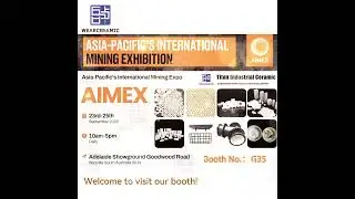 We will be attending the AIMEX Mining Exhibition in Adelaide, Australia from September 23-25, 2025!