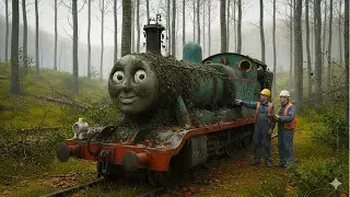 I found a damaged Thomas the Train hidden deep in the forest… Then I restored it to a perfect car AS