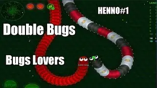 Double bugs .. go HENNO go 🔥🔥 #henno_games #wormax #wormax_io #games #explore #wormaxio