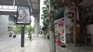 [4K] Walk Naradhiwas Rajanagarindra Rd. Bangkok 27.10.2022
