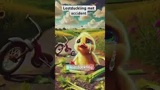 Lostduckling met accident 😞😢#animallove #animalshorts #viral