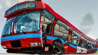 BeamNG Drive crashes Realistic crash test cars russia #1