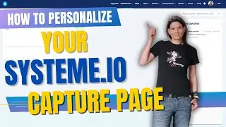 How to Personalize your Systeme.io Capture Page