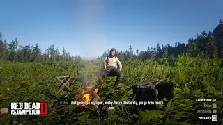 What Happens If You Antagonize The Drunk Camp Veteran | RDR2