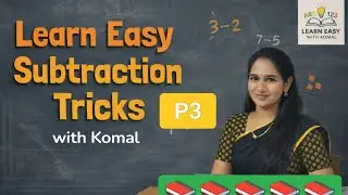 Learn Easy Maths Tricks with Komal |Subtraction Tricks | #substractiontricks #mathstricks