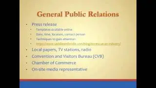 Marketing and Promotions for Driving Events