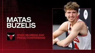 Matas Buzelis - 2025-26 Media Day Press Conference | Chicago Bulls
