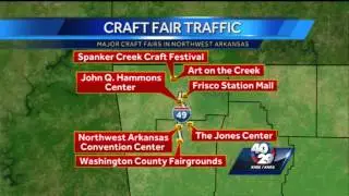Craft Fairs Around Town Continue Today