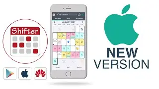 SHIFTER CALENDAR APP - New iOS Version 🍏
