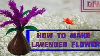How to make lavender flower easily for decoration || Lavender Flower - ORITECH CREATOR ||