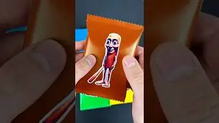 Paper DIY Unboxig tung tung sahur blind box candy #papercraft #tungtungsahur #diy #art #candy