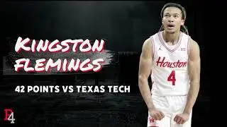 Kingston Flemings 42 Points All Made Baskets vs Texas Tech