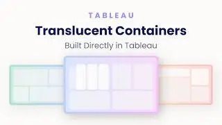 Tableau &mdash; градиентный фон с полупрозрачными закруглёнными контейнерами: лёгкий прозрачный эффект