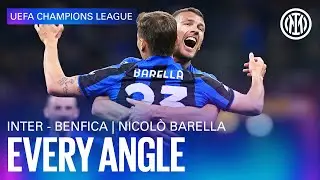 BARELLA GOAL vs BENFICA | EVERY ANGLE | CHAMPIONS LEAGUE ⚫🔵