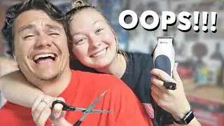 cutting my BOYFRIENDs hair in quarantine... *GONE WRONG*