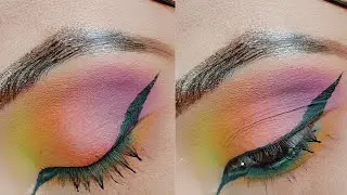 Colourfull Eye Makeup Tutorial With Easy Steps