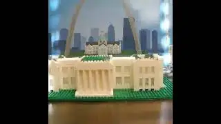 1913 Piece Gateway Arch Build in 10 Seconds