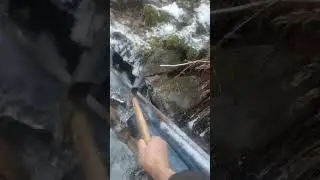 Frozen Creek water supply intake Yale, bc